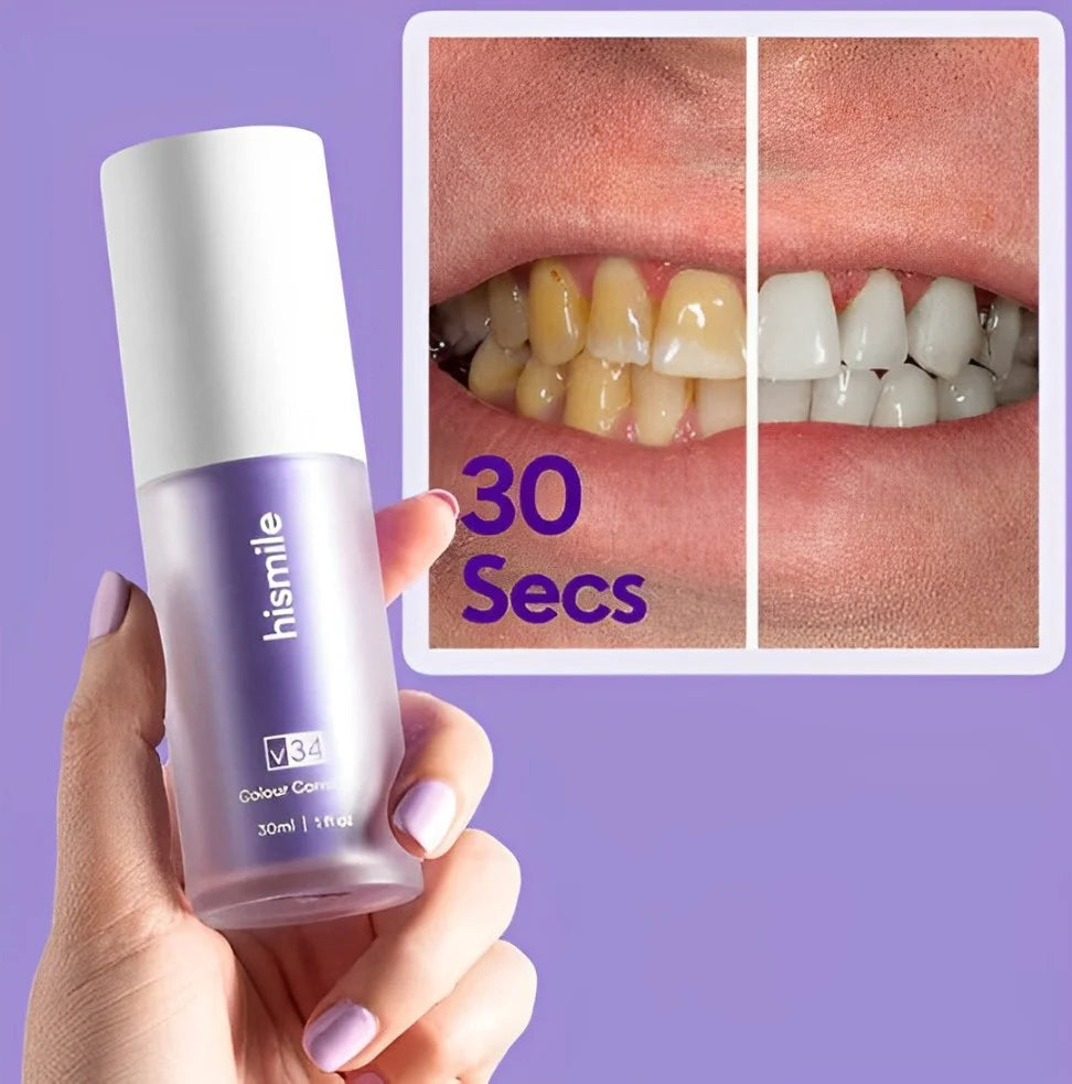 Hismile v34 Teeth Whitening Purple Toothpaste