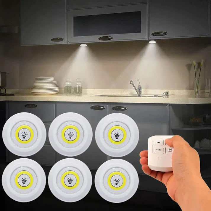 Wireless LED Night Light with Remote Control