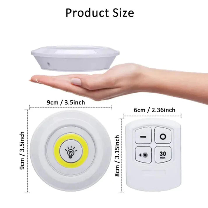 Wireless LED Night Light with Remote Control